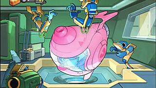 Alien Outfit Cutie Explores Interracial Dating in 3D Hentai Sauna Adventure