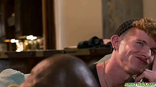 Neighbors Aaron Trainer and Max Lorde having a hot bareback fuck before guests arrive?