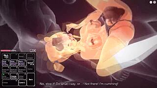 blonde girl is having a lot of fun in this anime adventure part 2