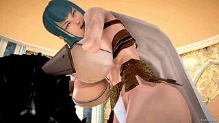 hey, check out this 3d hentai with demon king and warrior