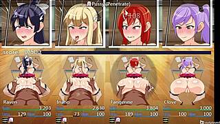 profesional school gameplay in cartoon style.