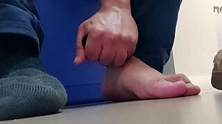 Step Gay Dad Eats Rubber While Hot Dilf Stepuncle Deals With Bad Day