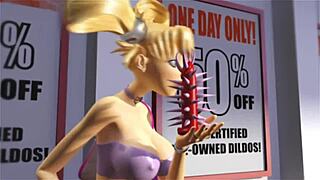 Busty blonde bimbo cant resist fucking all her holes compilation 3d animation