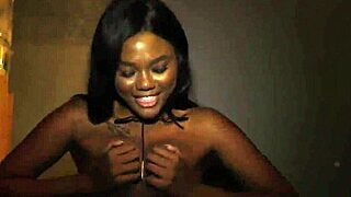 Ebony Yara Skyes First Gloryhole Experience 😍