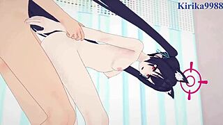 do you want to see yozakura kirara and kuromi serika intense sex?
