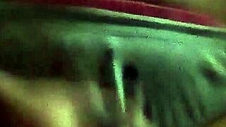 Two guys masturbate together wearing neighbor and sister panties