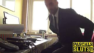 busty sub milf gets ass destroyed then tastes cum