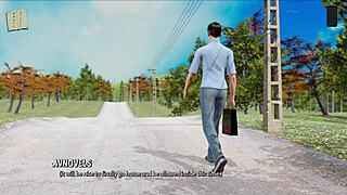 Ripples 40 in 3d cartoon action