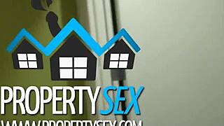 young real estate agent property sex