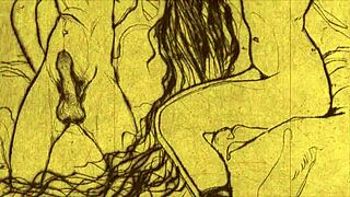 Vintage erotic drawings stir up such wild, raw feelings. I can’t look away!