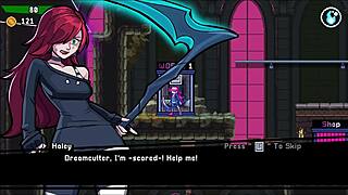 in dreamcutter hentai, this redhead with small tits gets her pussy filled with cum from a big cock