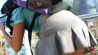 Super Lovely Dark Haired Girl Fucked in Van Doggy, Missionary, and Cowgirl