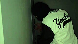 Masked thief enters Mariana Martix's house in roleplay scenario