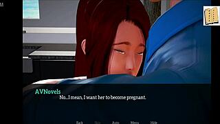 My New Family 234 - Blonde Redhead Cartoon Threesome with Erotic Ass Play