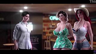 stepmother step aunty bar fun 3d