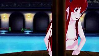Eris Boreas waits for her turn to fuck on the pool! Mushoku Tensei chapter 2 full movie!