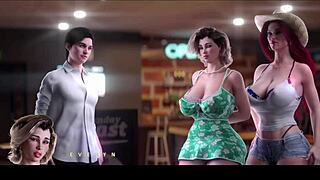 stepmother step aunty bar fun 3d