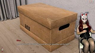 Sexy House Maid In Heels And Skirt At Brothel