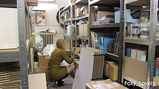 I cheated with warehouse worker, he banged me hard! 😳