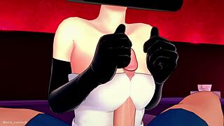 novia gets bold with enderman mask for hotel fucking