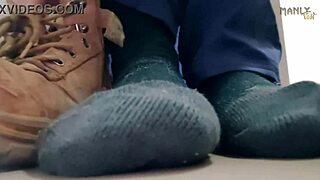 Step Gay Dad Eats Rubber While Hot Dilf Stepuncle Deals With Bad Day