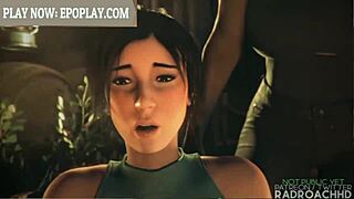 Lara Croft enjoys intense fucking in 3D