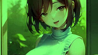 Sweet neighbor interacts in this animated series with English subtitles