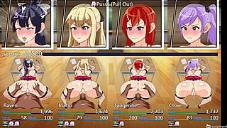 profesional school gameplay in cartoon style.