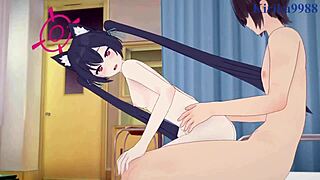 do you want to see yozakura kirara and kuromi serika intense sex?