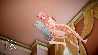 Anime Gaming Zero Two Sex In Futanari Hentai Yuri Lesbian Darling