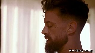 gay oral and anal play with bodybuilder