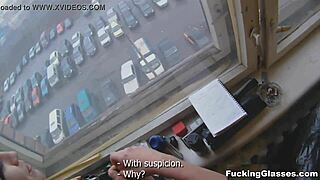 Want a quickie with this glasses-wearing teen?