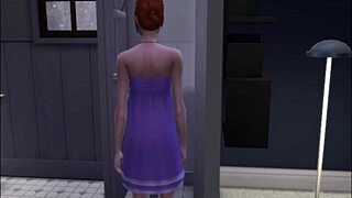 Watch this redhead masturbate in the snow, what do you think she'll do next?