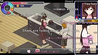 Asian bride indulges in cheating masturbation and cumshot with big ass lover