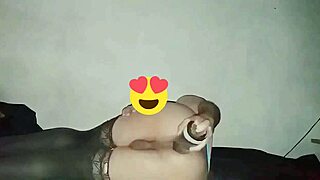 Sofiblack Crossdressed Slut Bends Over for Dildo Pleasure