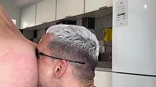 Fucking In The Kitchen With Big Cock