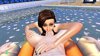 Passionpool jade rosa sims 4 cartoon