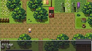 man, this tanned girl natsuki in hentai game ep 2, the pervy carpenter is obsessed with massaging her massive boobs