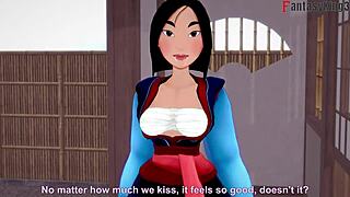 Fa Mulan rides hard in 3D fantasy POV