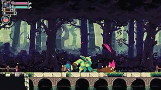 Hot Goblin Girl In Flip Witch Pixel Hentai Gets Banged Hard By Group!