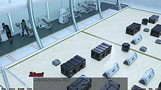 stranded in space, planning to HAVE SEX with this curvy huge milf indian babe