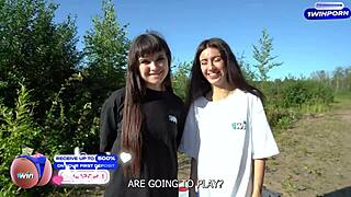 unforgettable twister strip game challenge in forest