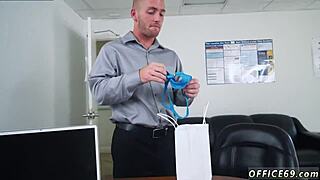 Gay Man Masturbates To Keep Boss Happy!