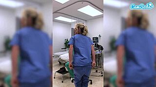 hot fit milf nurse gets fired for showing pussy