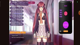 Training in the hentai game adventure