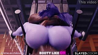 widow maker blue hunnids pmv with big ass and black cock