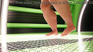 Giantess Woman Grows in 3D Animation