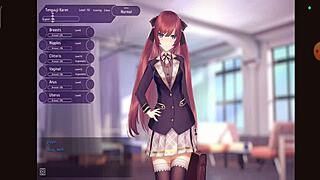 Training in the hentai game adventure