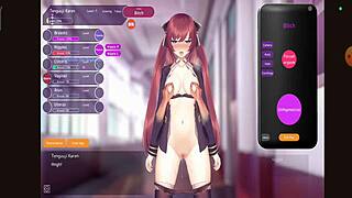 Training in the hentai game adventure