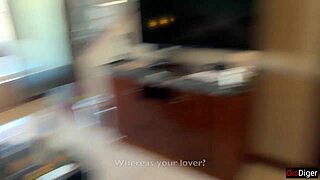 Nearly caught cheating with lover as husband returns home